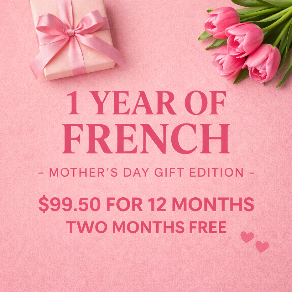 12 Months of French – Mother's Day Offer - Evalasting