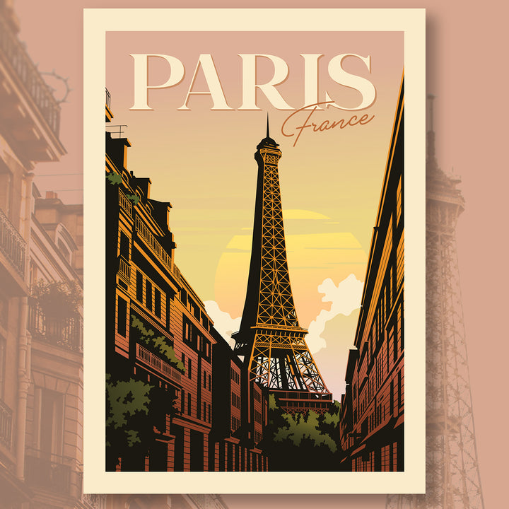 Paris Eiffel Tower | Poster A3 Print